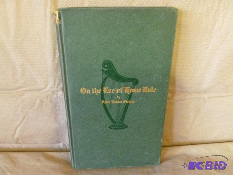 Antique Book - On The Eve Of Home Rule - 1914...
