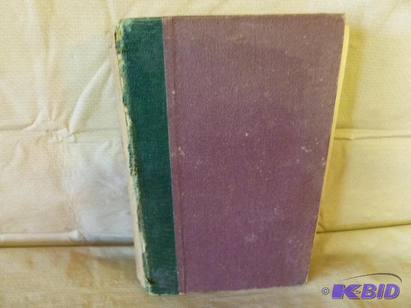Antique Book - History Of Amelia, back cover ...