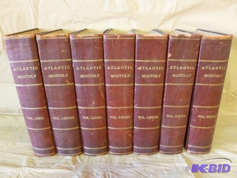 Antique Book Set - Atlantic Monthly, Seven&nb...