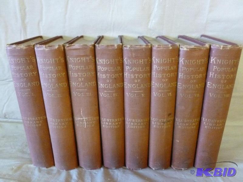 Antique Book Set - Knights Popular History O...