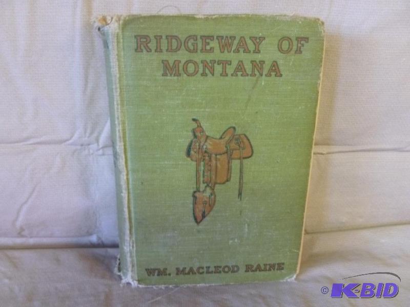 Antique Book - Ridgeway Of Montana, has some ...