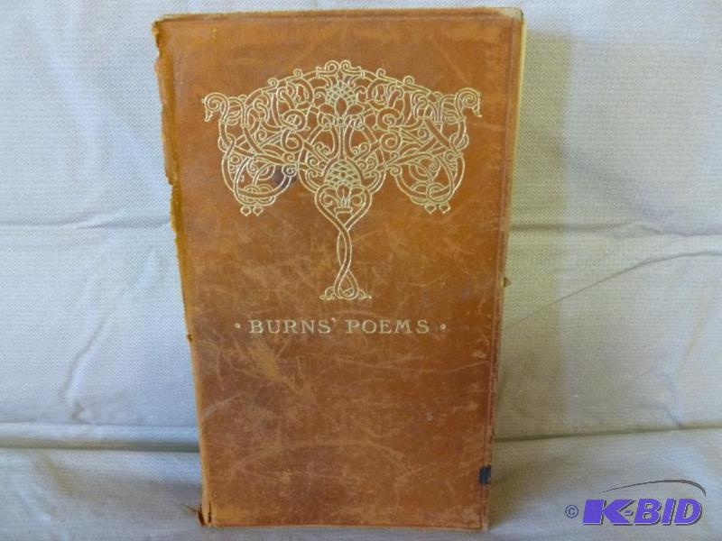 Antique Book - The Poems And Songs Of Robert ...