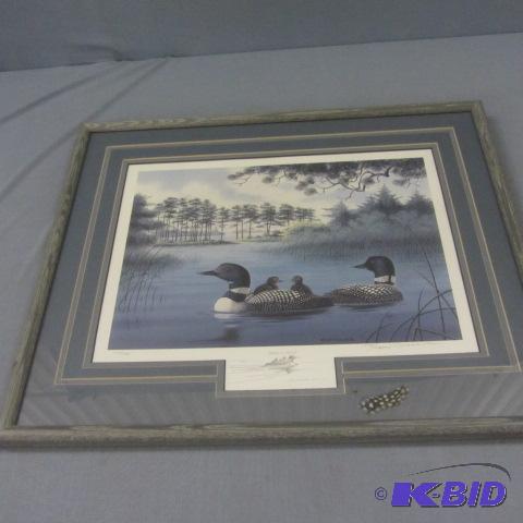 lot 11 image: Raedeke Loon Print