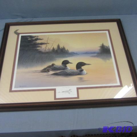 lot 12 image: Raedeke Loon Print