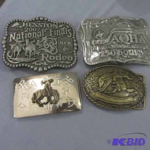 lot 18 image: Rodeo, Riding Buckles