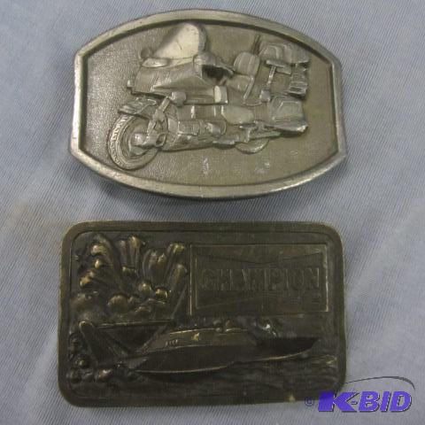 lot 26 image: Motorcycle, Champion Buckles