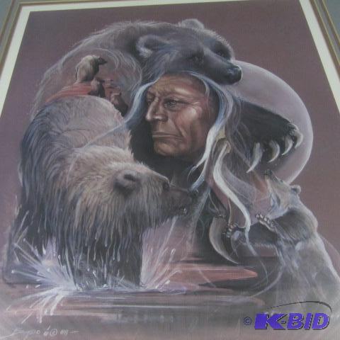 lot 3 image: I Am Bear Framed Print