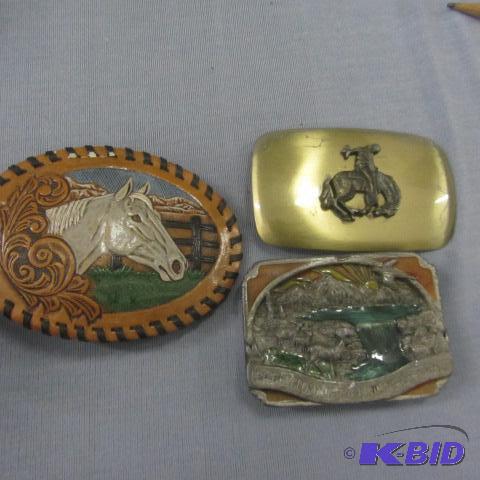 lot 39 image: Leather Horse, Bronc