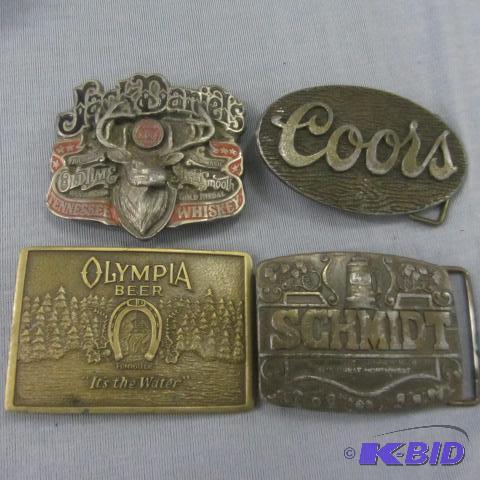 lot 45 image: Jack Daniels, Beer Buckles