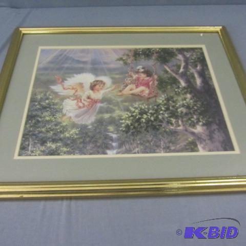 lot 56 image: Angels Swinging Print