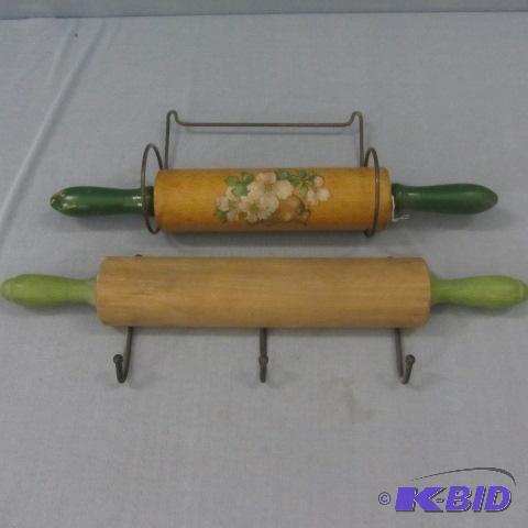 lot 64 image: Hanger and Rolling Pin
