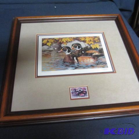 lot 74 image: MN 1984 Waterfowl Stamp Print