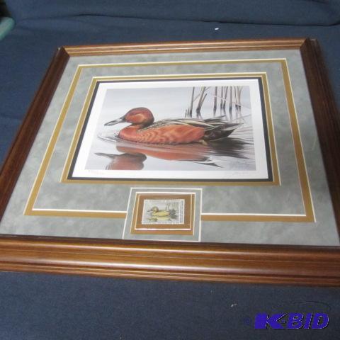 lot 75 image: Federal 1986 Duck Stamp Print