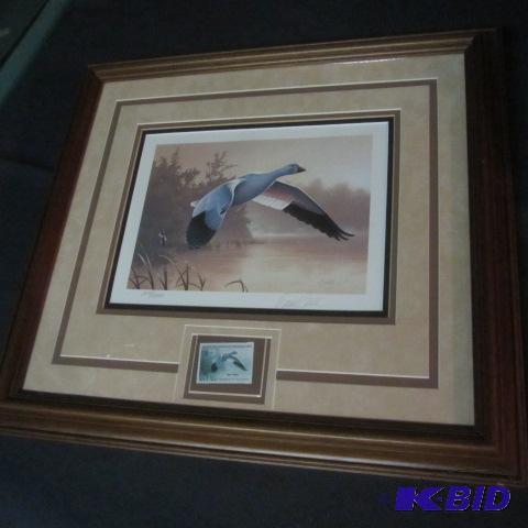 lot 79 image: Federal 1989 Duck Stamp Print
