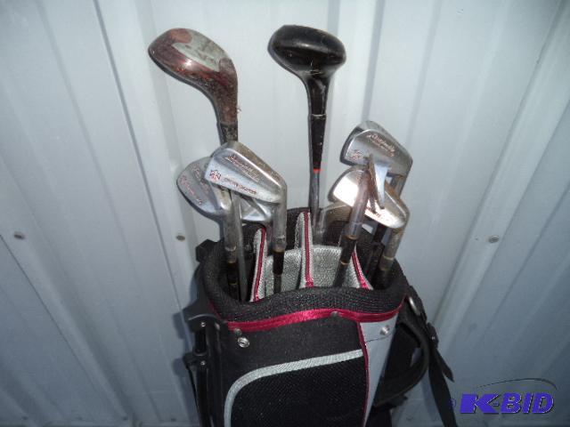 lot 118 image: Golf Bag and Clubs