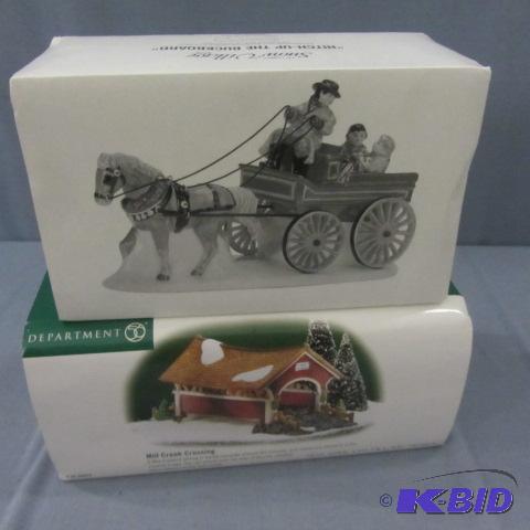 lot 143 image: Snow Village Accessories