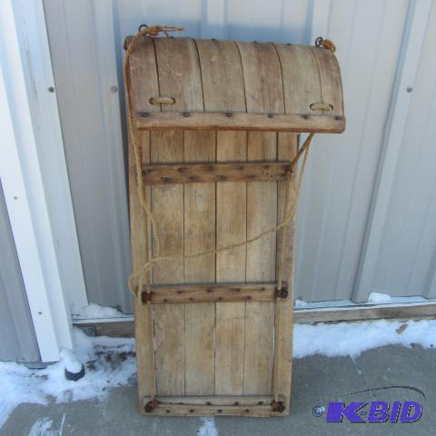 lot 153 image: Vintage Toboggan