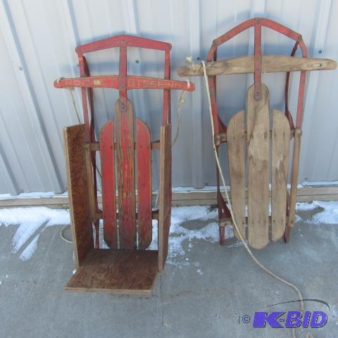 lot 155 image: Steel Runner Sleds