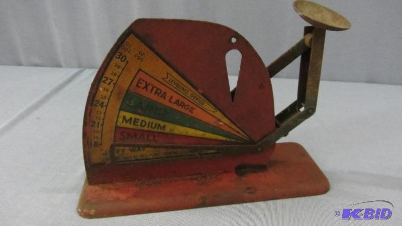 lot 161 image: Egg Scale