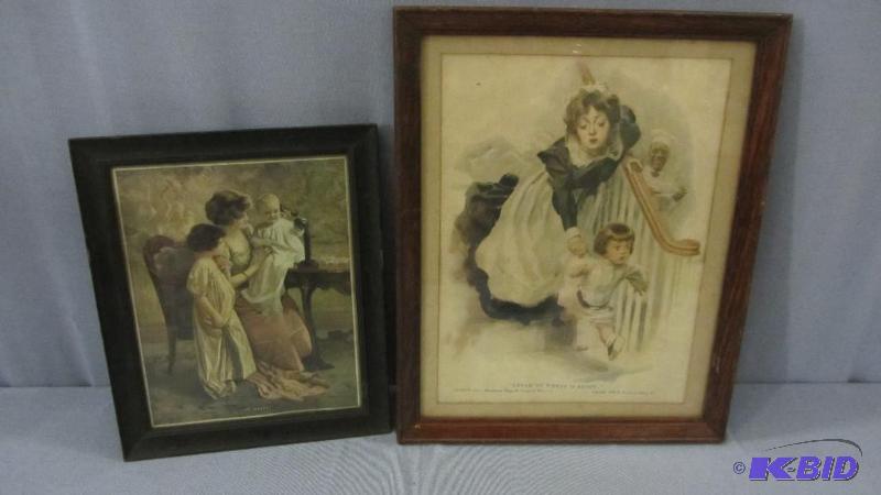 lot 173 image: Vintage Framed Prints