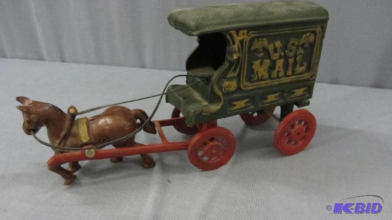 lot 182 image: Cast Mail Wagon