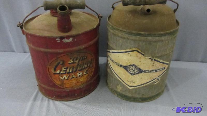 lot 183 image: Vintage Kerosene Cans