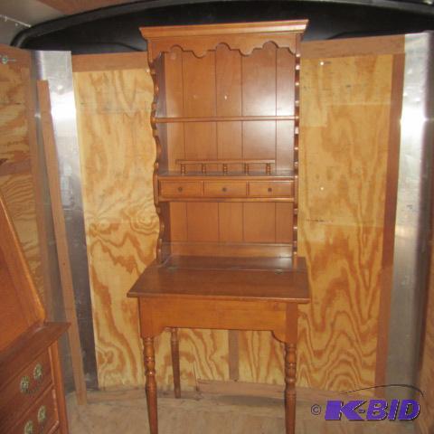lot 2 image: Maple Slant Top Desk