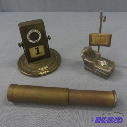 lot 57 image: Brass Scope, Perp. Calendar