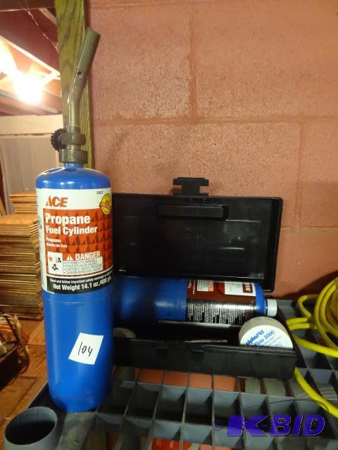 lot 104 image: Propane Torch Kit...
