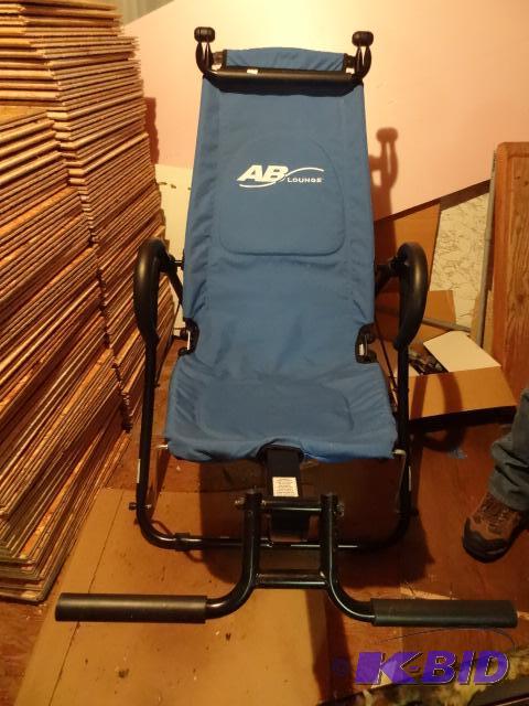 lot 121 image: AB Lounger Exercise Chair...