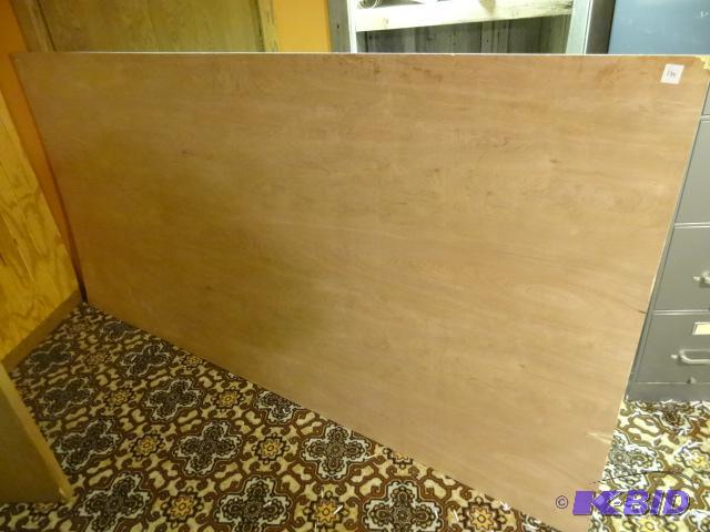 lot 134 image: 4 X 8 Sheet of Finished Plywood. 4 X 8 Sheet ...