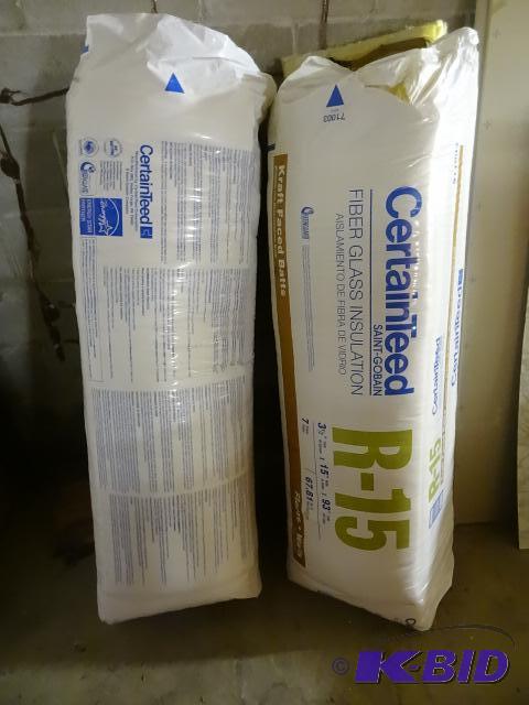lot 146 image: Certainteed Fiberglass insulation. R-15. Qty ...