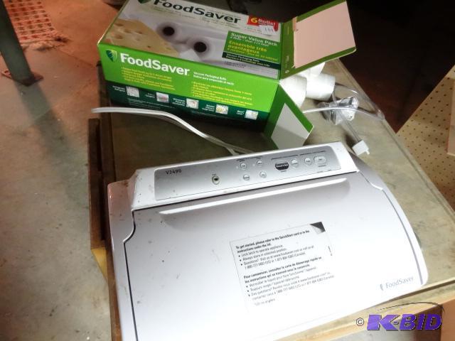 lot 151 image: Food Saver V2490. Comes with 6 Rolls Bags...