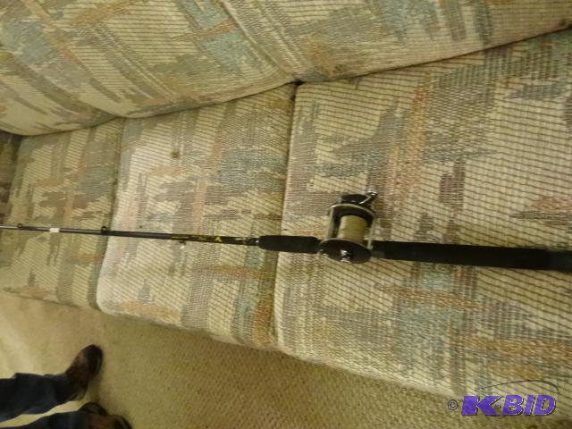 lot 199 image: Penn 209 M Finishing Reel with Peregrine trol...