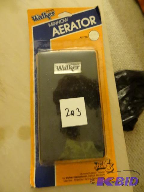 lot 203 image: Walker Minnow Aerator...