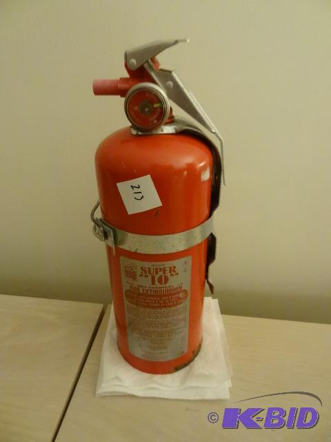 lot 213 image: Fully Charged Fire Extinguisher...