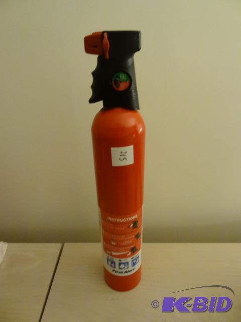 lot 215 image: Fully Charged Fire Extinguisher...