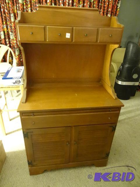 lot 220 image: Vingate Buffet. 3 Drawer and 2 Doors 34 X 19 ...
