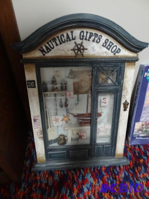 lot 245 image: Nautical Gift Shop wall hanging...