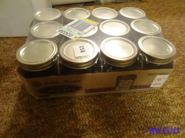 lot 258 image: 12 Jelly Jars. New...