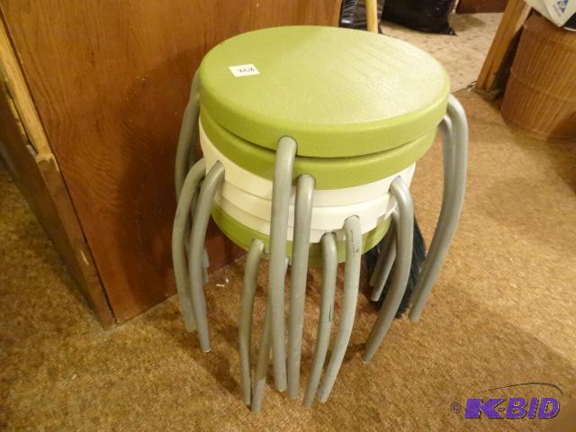 lot 272 image: 7 Ikea Stools...
