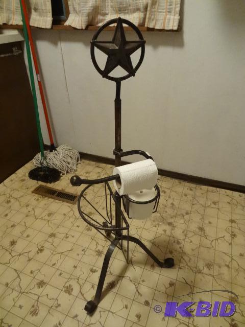 lot 277 image: metal Ornamental Toilet Paper Holder...