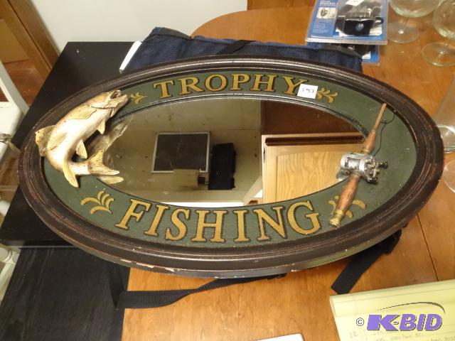 lot 292 image: Trophy Fishing Mirror...