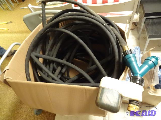 lot 293 image: 2 Soaker Hoses. 50. Includes Timer and Split...