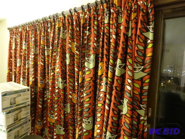 lot 300 image: 83 X 60 and 83 X 147 Drapes. Includes Curtain...