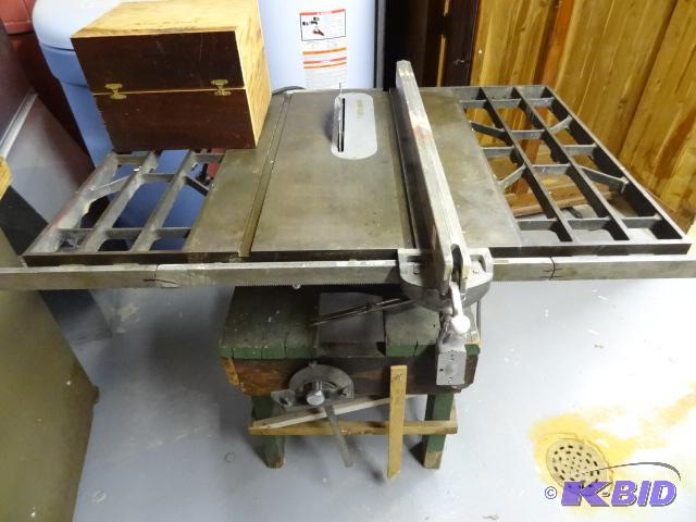lot 70 image: Craftsman table Saw Model 113.27520 115230 V...
