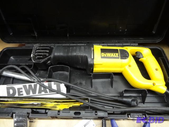 lot 80 image: Dewalt DW304P Reciprocating Saw 110 Volt...