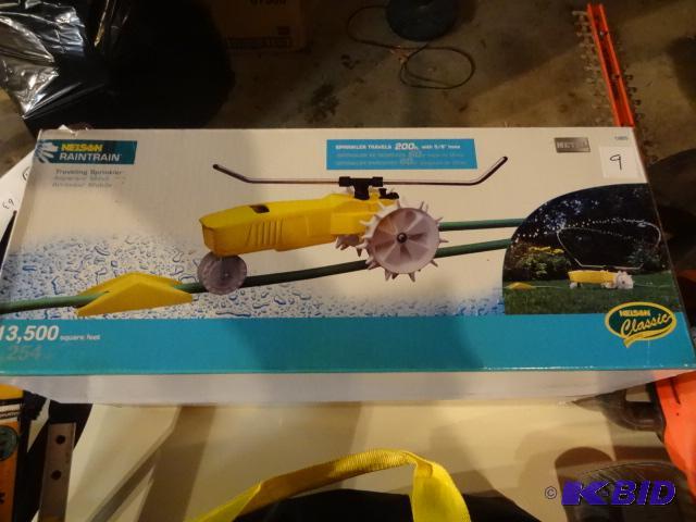 lot 9 image: Nelson Tractor Sprinkler. Brand New in Box...