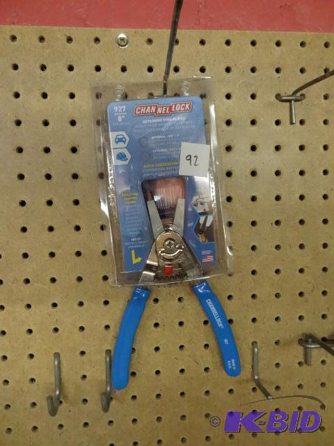 lot 92 image: Channel Lock #927 Retaining Ring Pliers...
