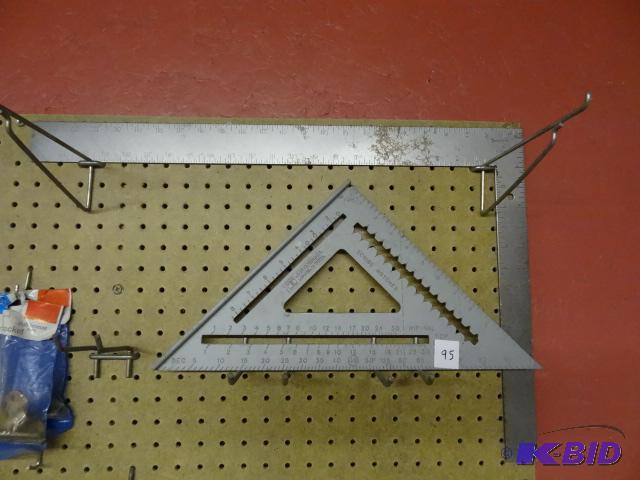 lot 95 image: Carpenter Square and Framing Square...
